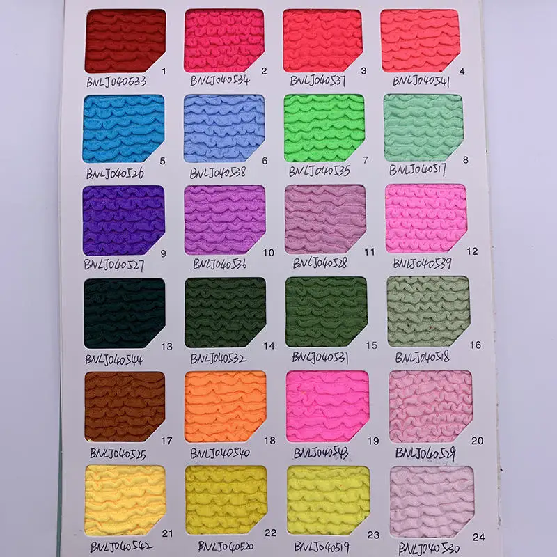 Custom Yoga Swimwear Fabric Nylon Spandex 95nylon 5spandex Seersucker