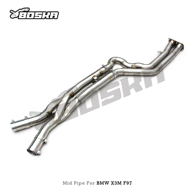 BSK Exhaust Midpipe with Z/X Pipe for BMW X3M/X4M F97/F98 3.0T