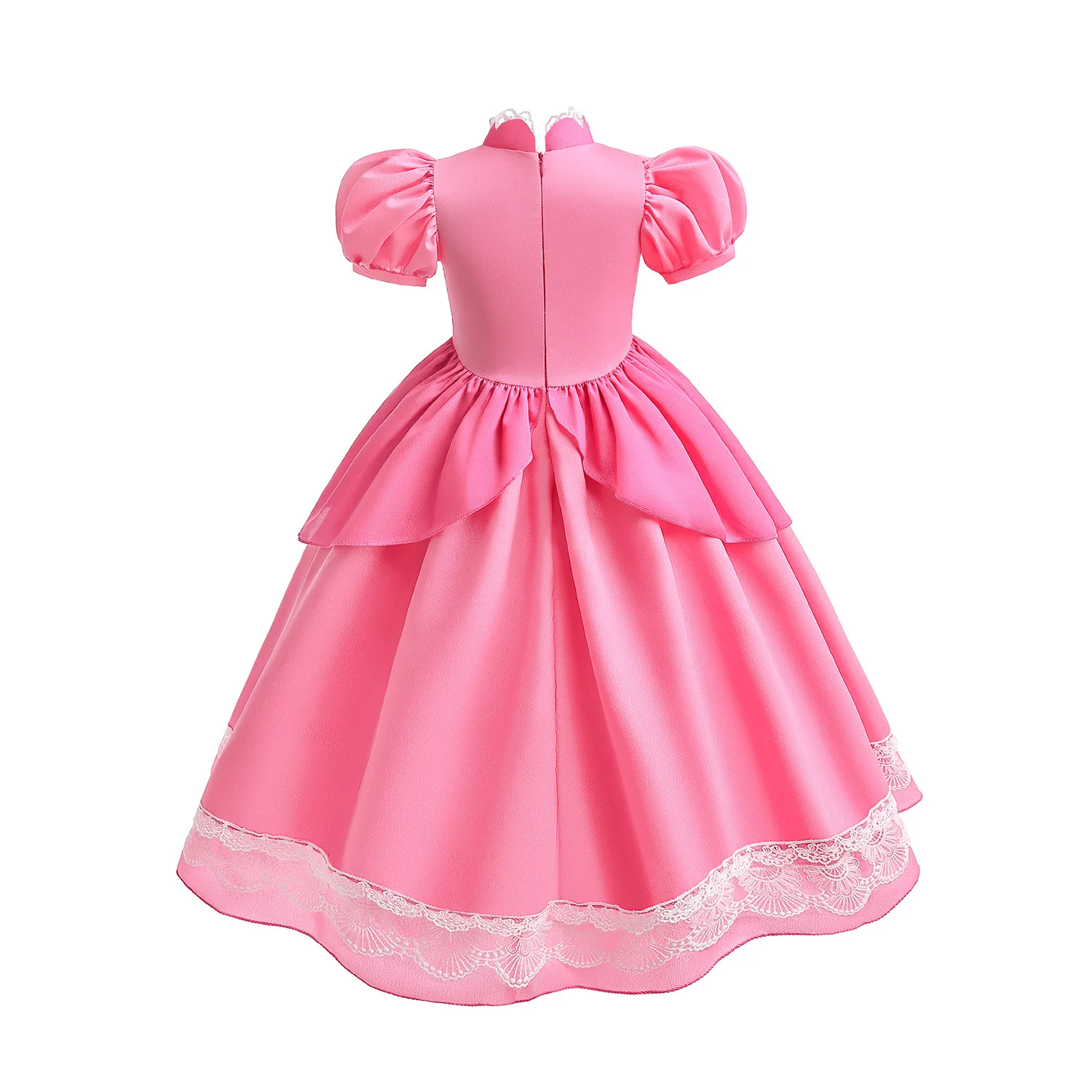 open lace back dress Amazon.com: HORTYZON Girls Princess Dress Peach Costume Super Bros Kids LED  Light Up Princess Dress for Deluxe Halloween Party Dress Up (9-10 Years) :  Clothing, Shoes & Jewelry