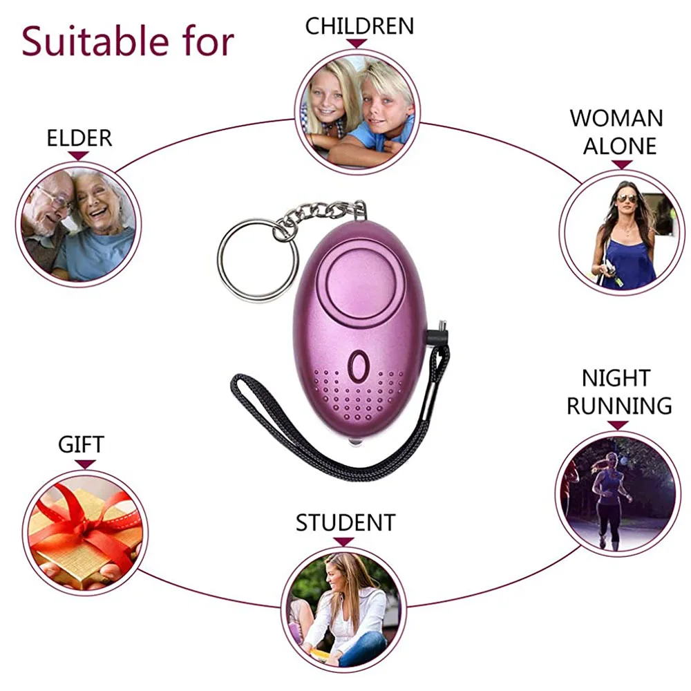 Alarm Rts Safe Sound Personal 130db Personal Security Alarm Keychain