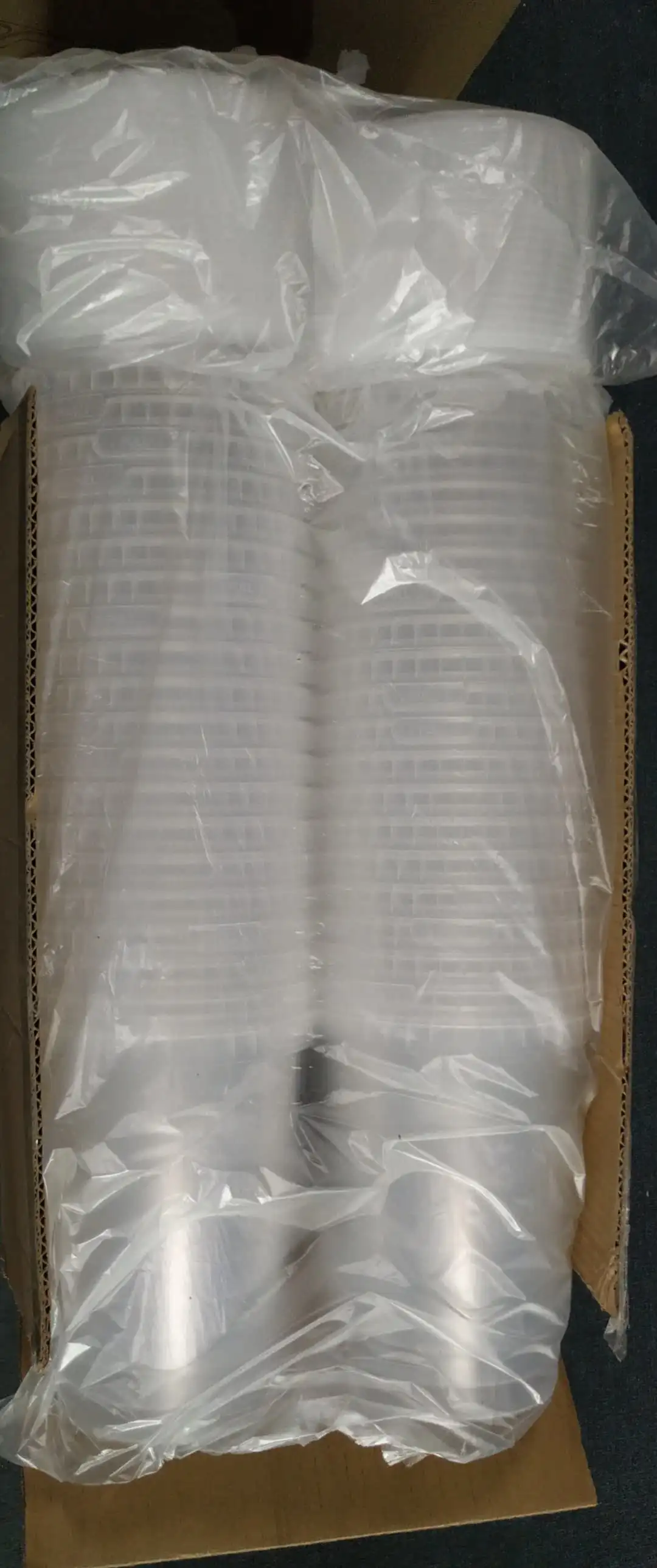 8/12/16/24/32 Oz Clear Soup Bowl Deli Container With Tamper Evident Safe Lock Pp Plastic Food