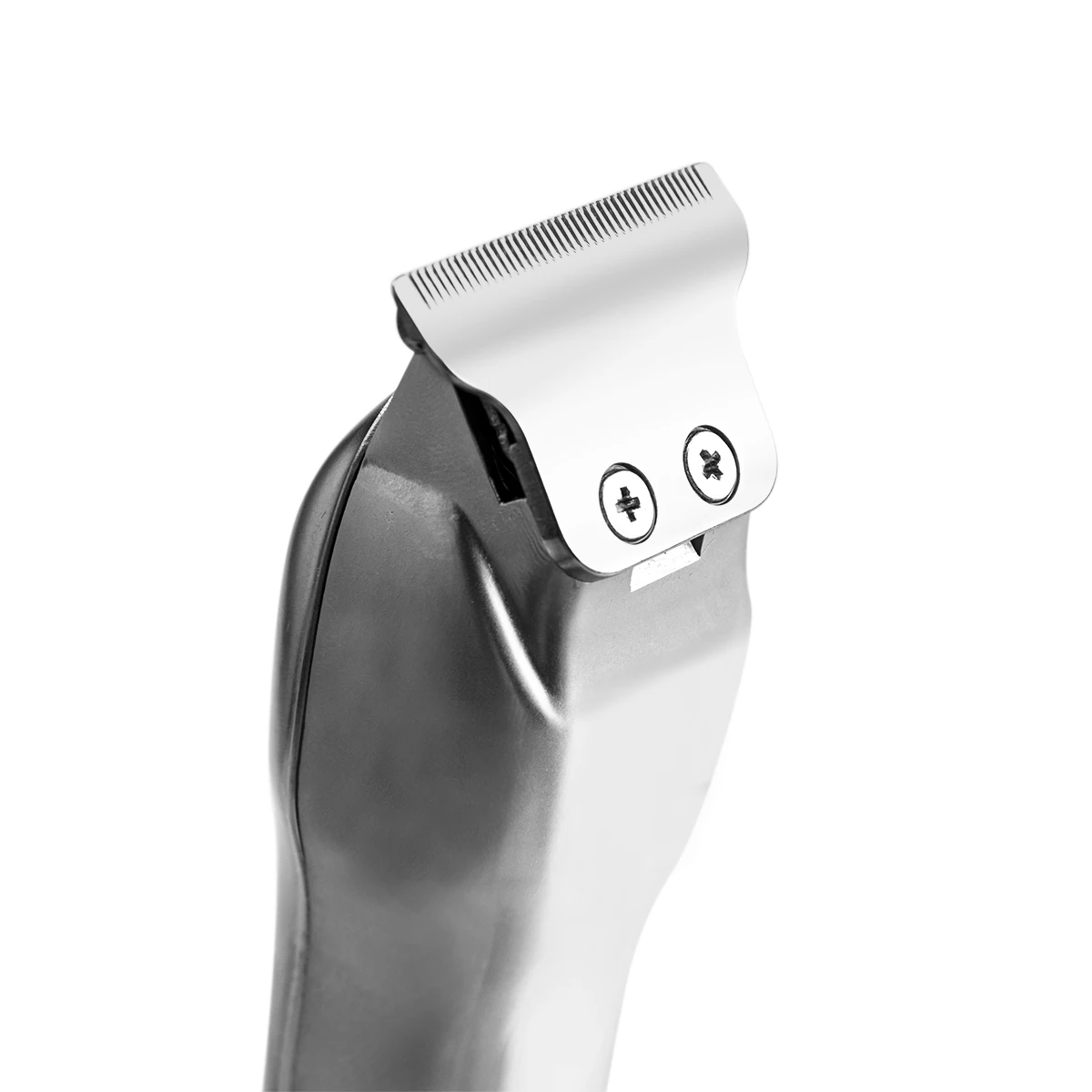 Mini Size Silver Color All Metal Housing Trimmer USB Charging zero Cutting for Tapering and Face Trimming