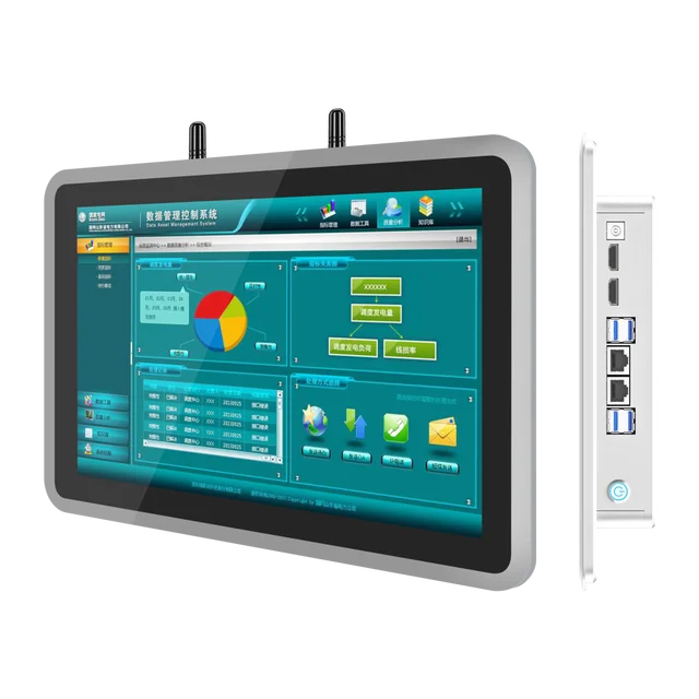 Industrial Tablet 19 Inch X86 Generation3 I3 All in One Pc HD-MI Lcd 1280*1024 True Flat Touch Screen Industrial Panel Display