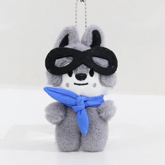 Leeknow Hyunjin Flowing Children's Toy Keychain Skzoo Cartoon Plush Toy Wandering Children's Toy Doll Keychain