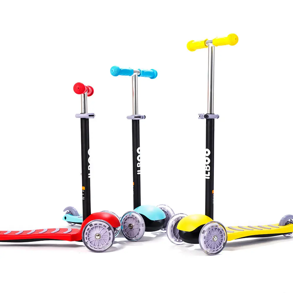 New Model Kids Scooter Cheap 3 Wheel Kids Scooter Hot Selling Baby Sit Down Scooter for Children with Flash Wheel