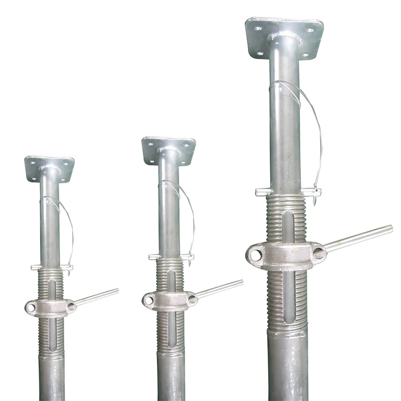 Construction Scaffold Prop Shoring Jacks Galvanized Adjustable Shoring 