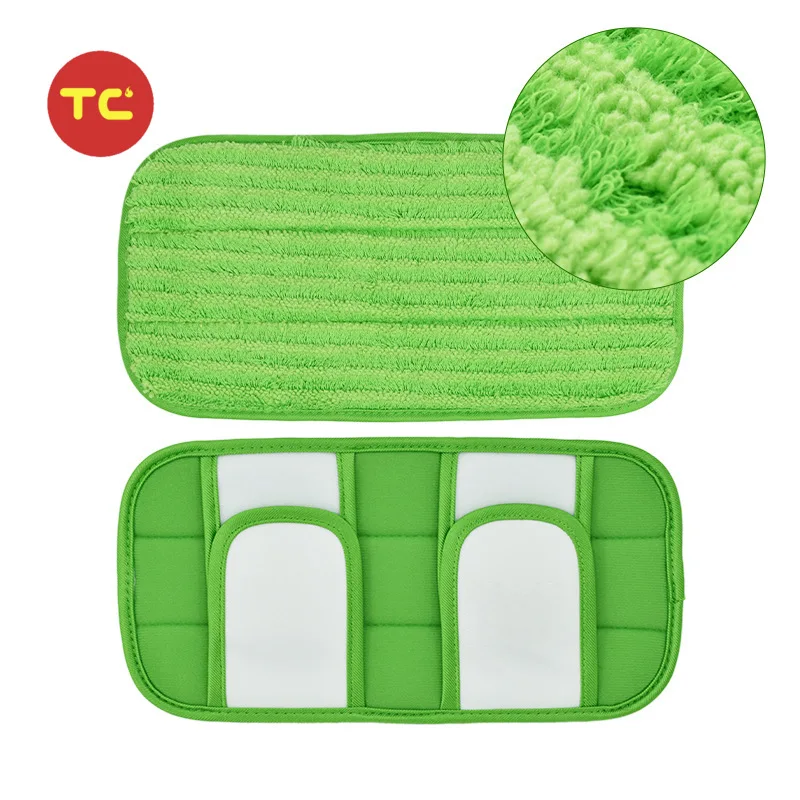Моющиеся и многоразовые насадки для швабры из микрофибры, 30*15 см