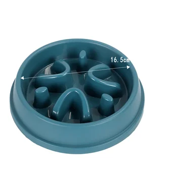2025 Eco-Friendly Non-Slip Dog Bowl Slow Feeder for Big Dogs Cats Pet Silicone Feeder with Rounded Plastic Bowl for Travel Use