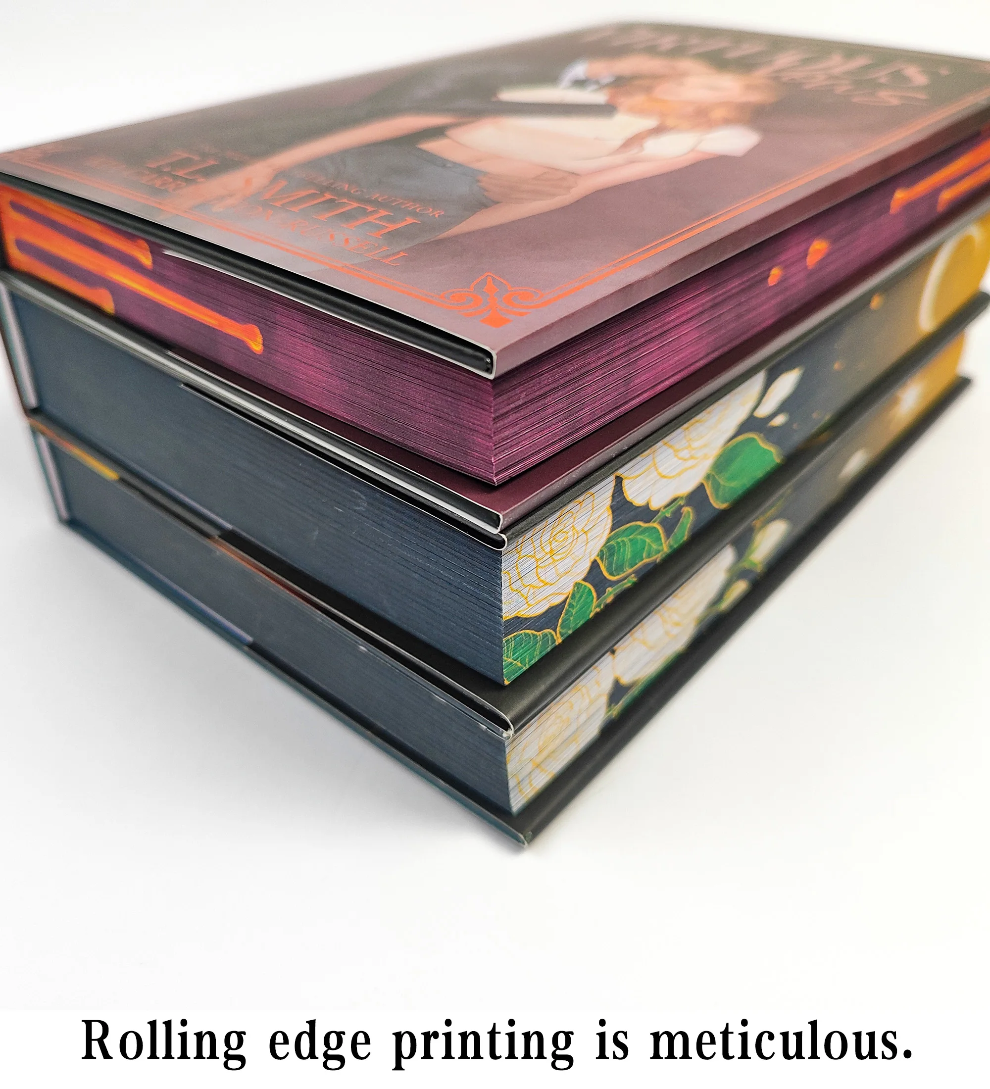 Hard Cover Color Book Printing Service Hardback Novel Custom Sprayed Edges Book Printing supplier