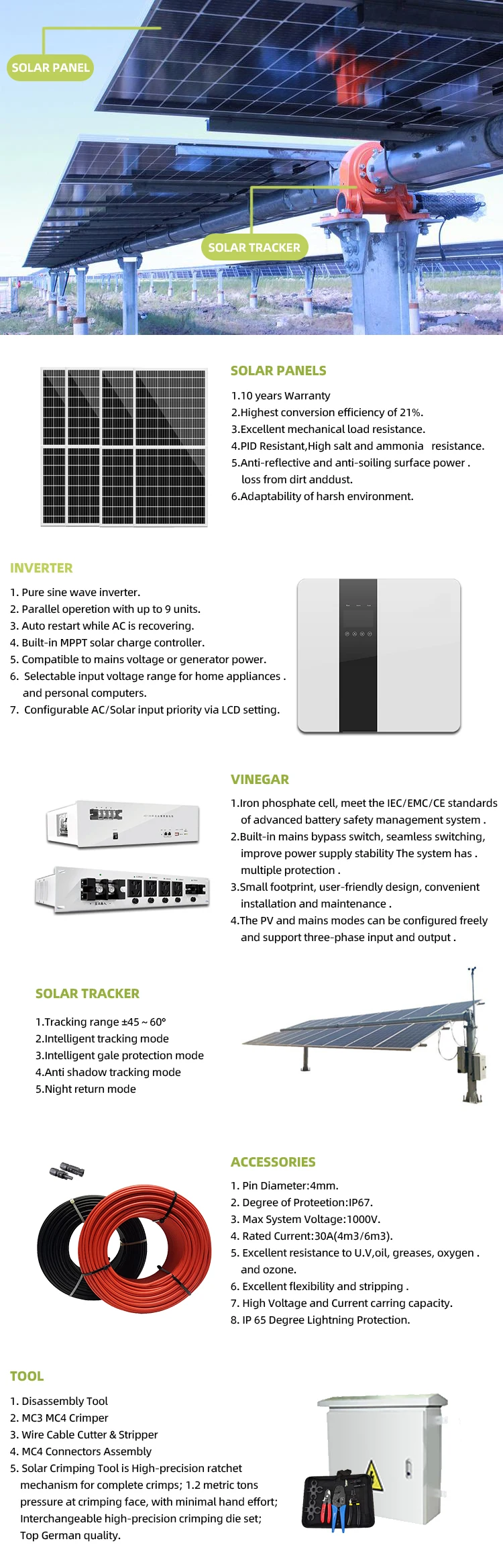 product made in china single axis solar sun tracker solar tracking systems with slew drive-2
