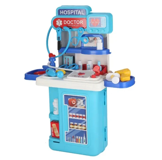 Детский развивающий Тяговый стержень высшего качества «сделай сам» ролевая игра операционная больница 3 в 1 чемодан набор врачей игрушка