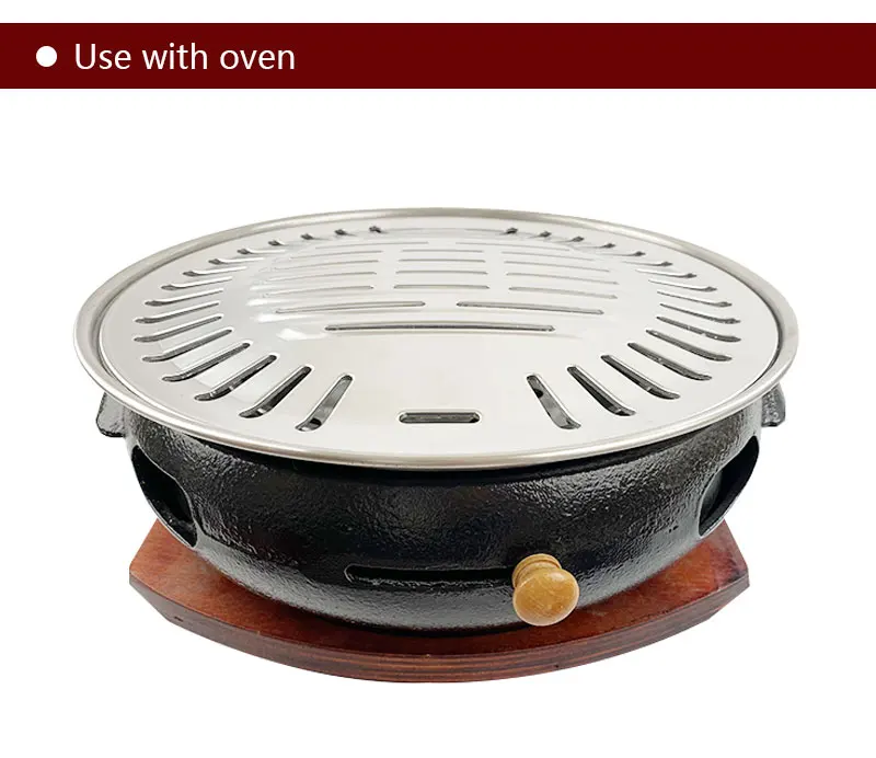 Winshik Factory 29.5cm 33cm Barbecue Korean Sus304 Easy Clean Stainless