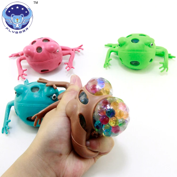 新しいスクイーズカエルのおもちゃストレス解消スクイーズおもちゃ