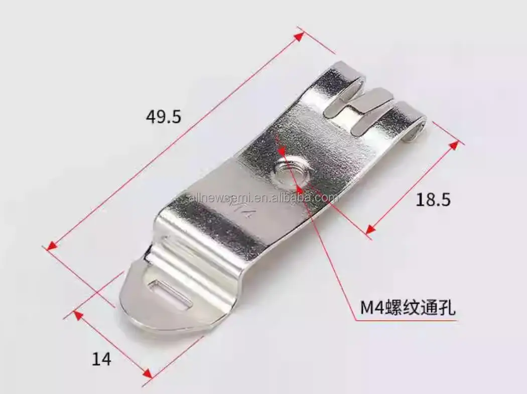 35mm Guide Rail Mounting Bracket Hsm35 Steel Plate Nickel Plated Steel