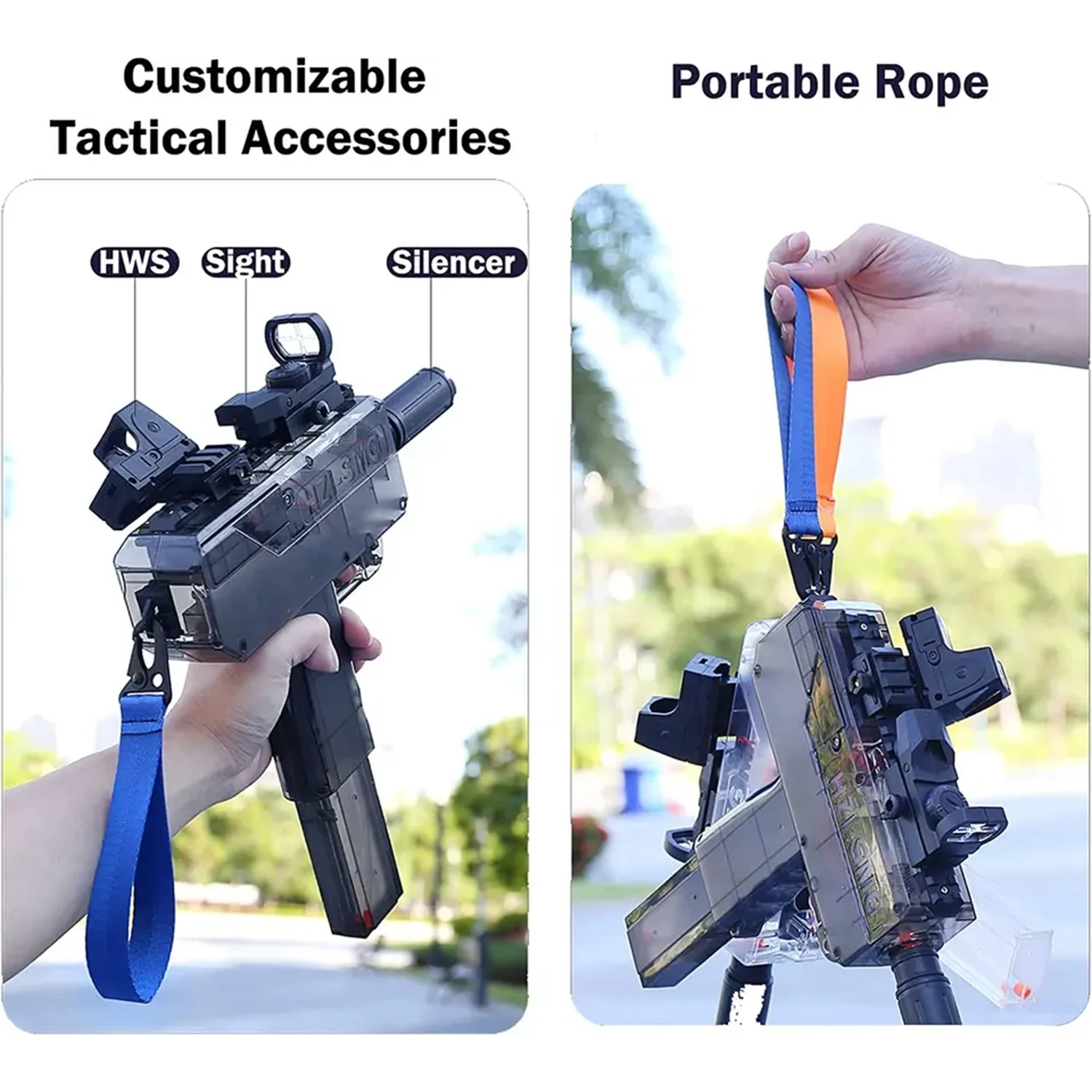 Electric Water Gun Up To 32 Ft Range Automatic Water Pistol High