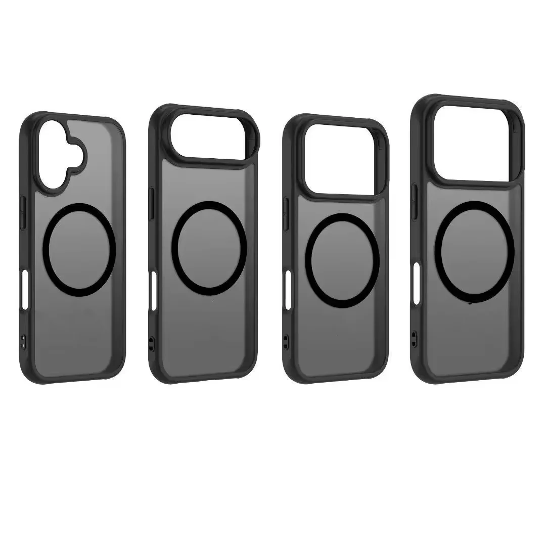 product laudtec oem design protective cover skin feel matte 20 tpu pc magnetic phone case for iphone 17  for apple 17 pro max 2025 air-3