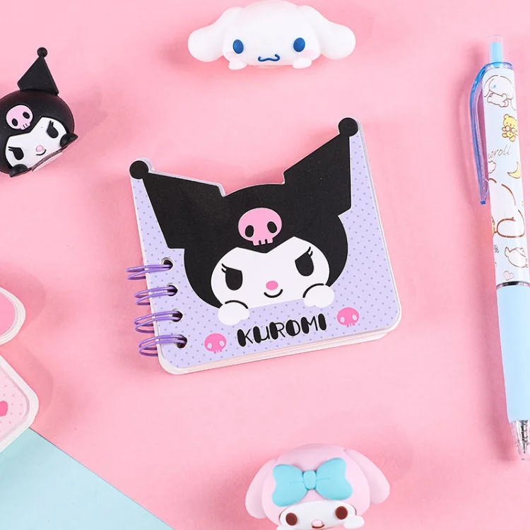 Wholesale Cartoon Mini Kuromi Melody Coil Notebook Journal Notebook ...