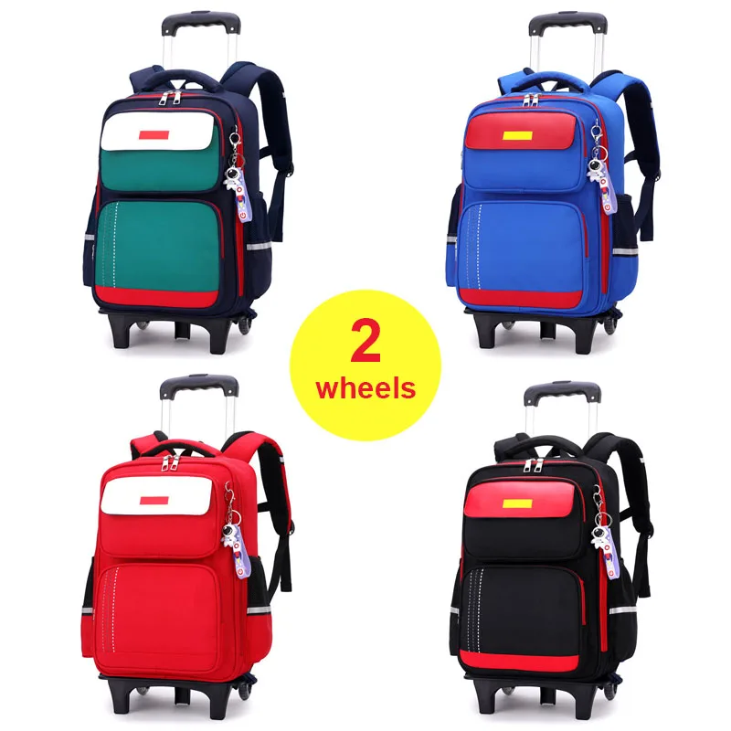 Trolley School Bags Children Bag Custom logo Backpack With Wheels Kids  Custom School Backpacks Set Trolly School Bags