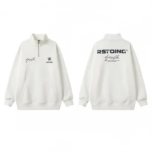 New Spring Girl's Stand Solid Printed Knitted Breathable Garment Dyed Casual Regular Sleeve Sporty Comfortable Loose Fit