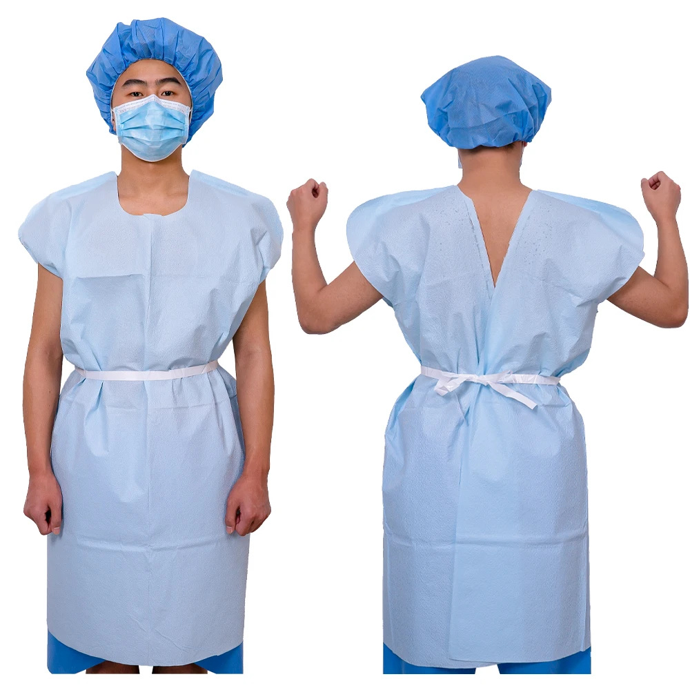 Disposable Singe Use Paper Exam Gown Patient Gown Buy Paper Gowns