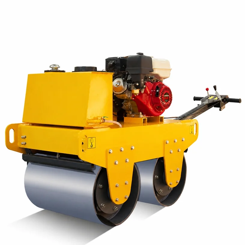 product ride on road roller 800mm for asphalt paving road construction 30kn diesel hydraulic double drum-12