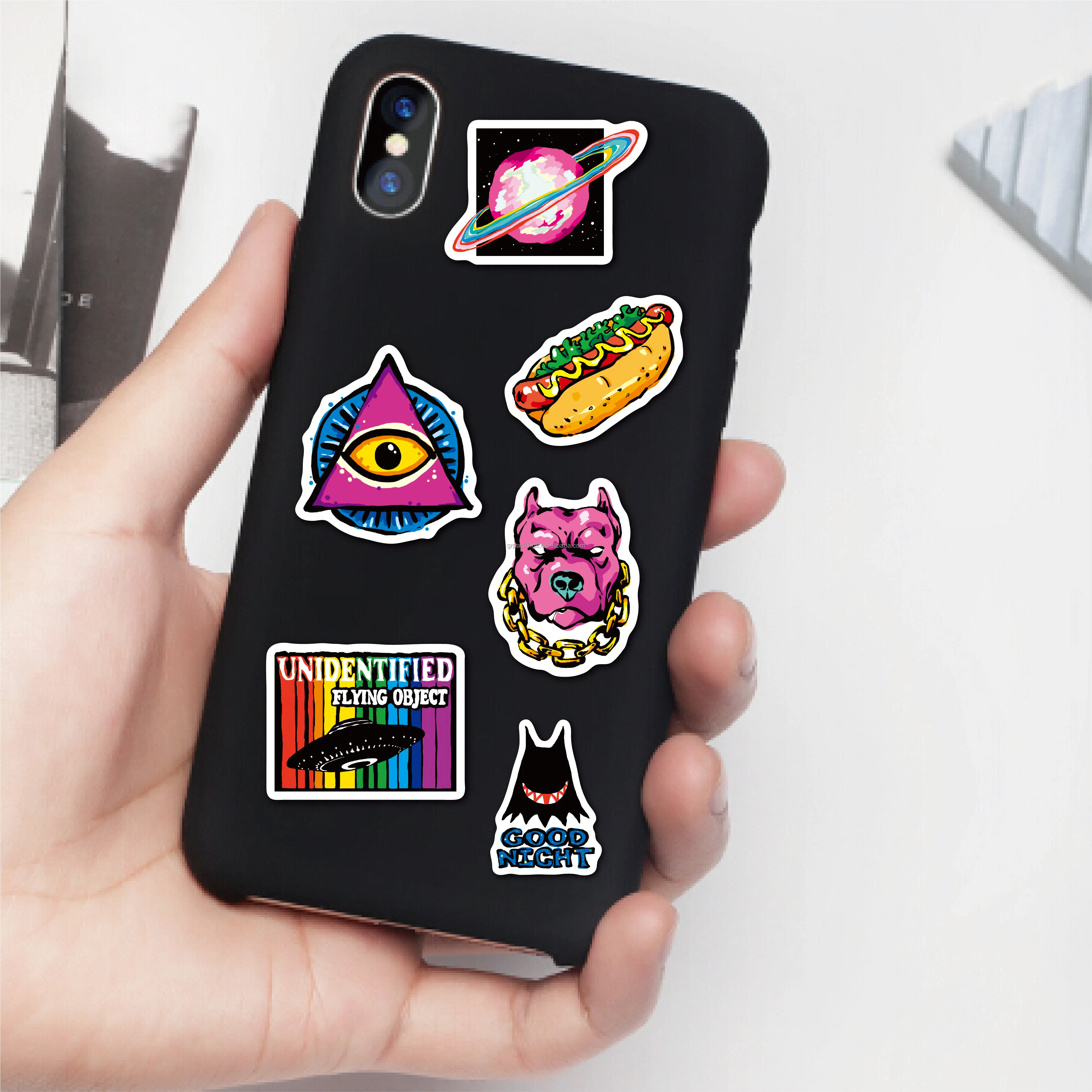 100p Character Vinyl Sticker Pack for DIY Decor & More