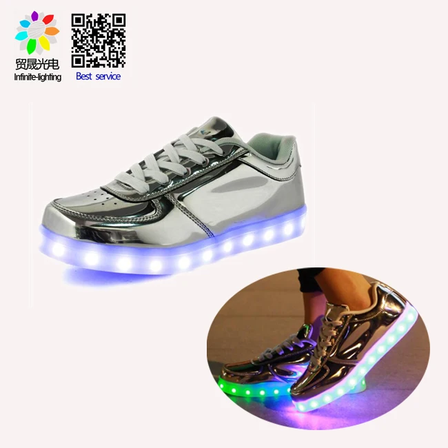 Светодиодные волоконно-оптические танцевальные кроссовки, размер 25-46, зарядка от USB, светящиеся танцевальные кроссовки