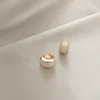 48-Gold Drip Oil-Ear Clips