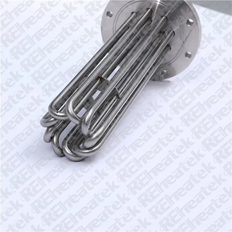 3-Element L-Shaped FLange Immersion Heater Manufacturer , Supplier, China,  Factory, For sale - Reheatek