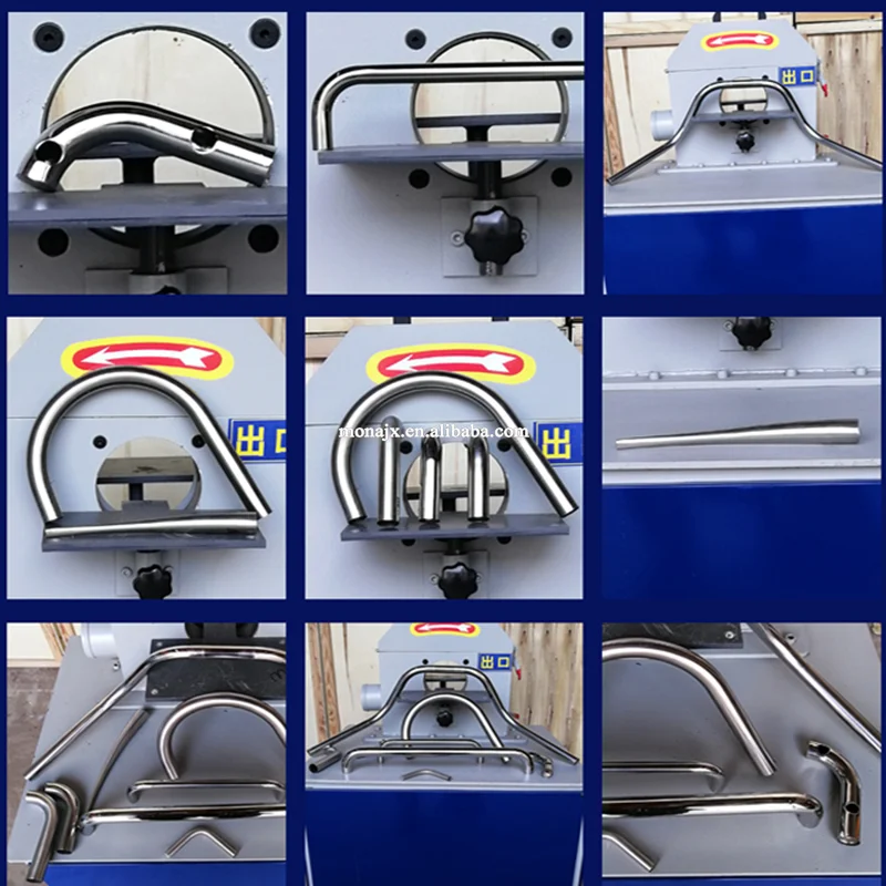 Automatic Round Oval Tube Curved Pipe Grinder Polishing Machine for Stainless Steel