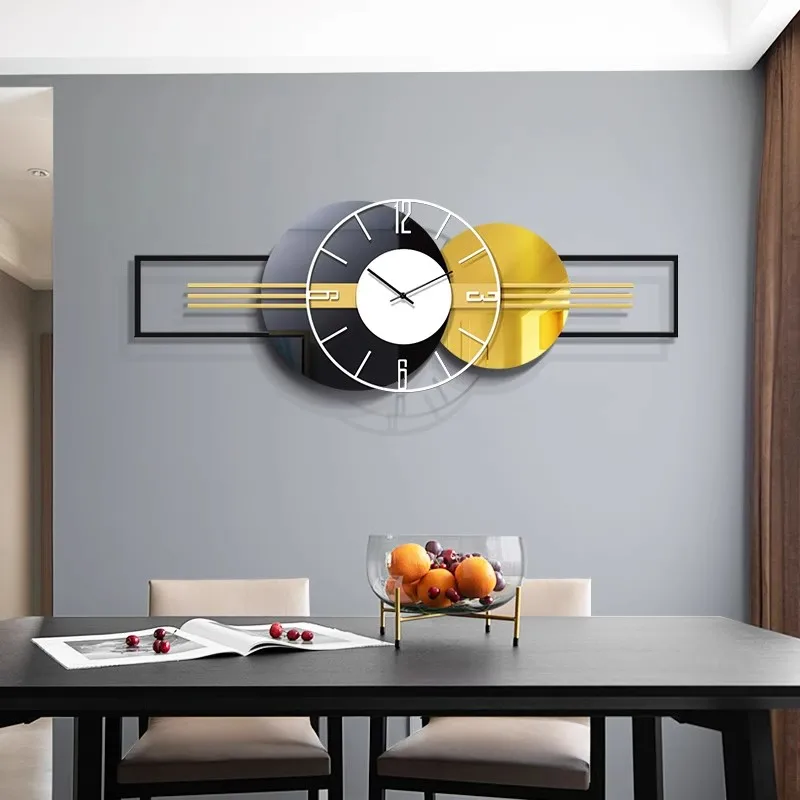 Wall Clocks Living Room Luxury Aesthetic Wall Clock Elegant Clocks Silent