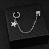 E053-Silver7 pour 2 boucles d'oreilles clips (1 pièce)