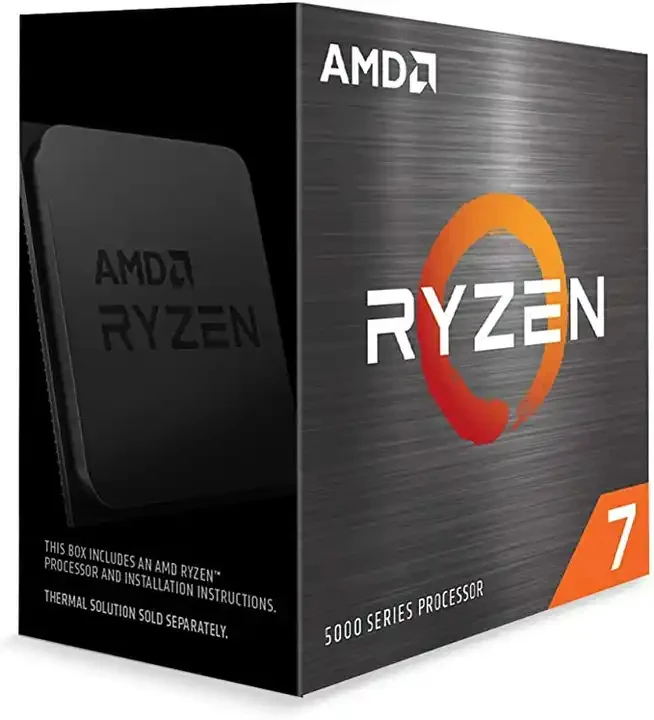 AMD Ryzen 7 5800X3D (3.4 GHz / 4.5 GHz) PC processor, featuring 8 cores, 16 threads, an AM4 socket, a 3.4 GHz CPU frequency, and a 105W CPU.