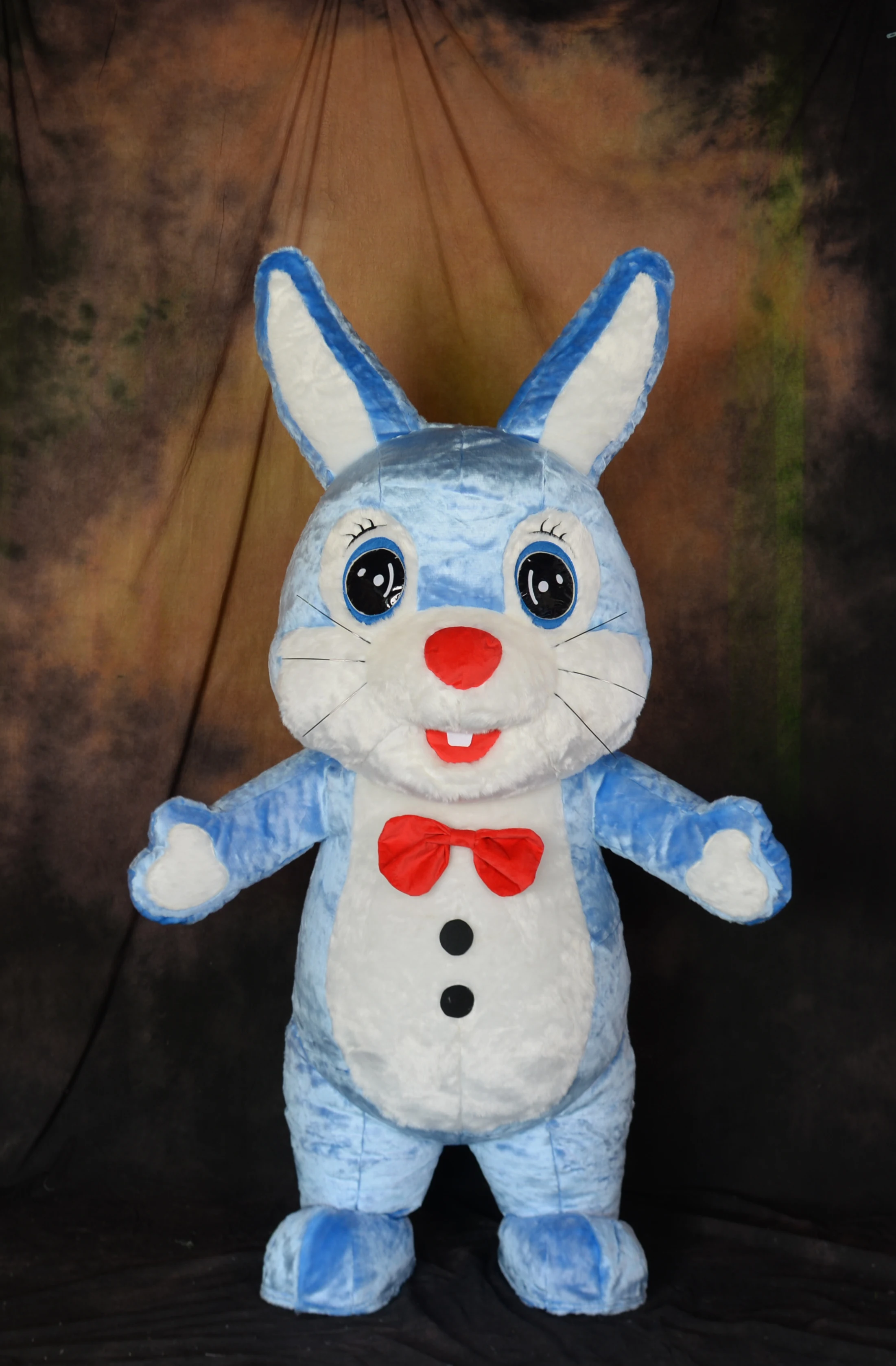 Factory Price Custom Advertising Easter Inflatable Rabbit Suit Inflatable Mascot Walking Bunny Costume for Adult