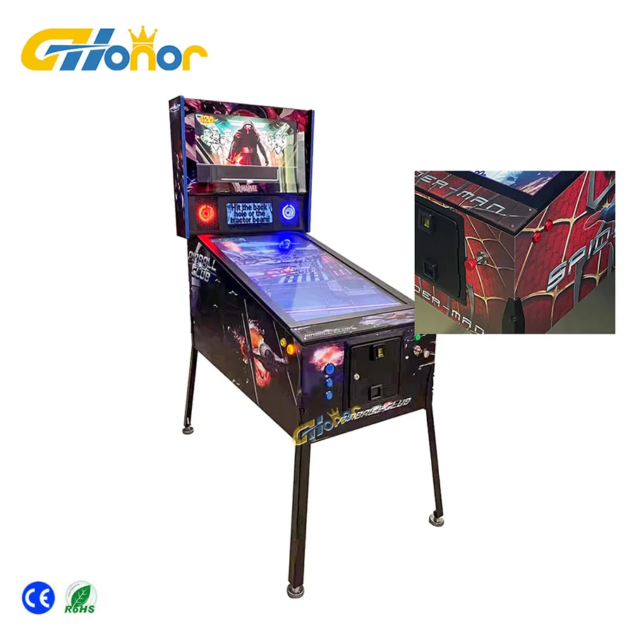High Quality Game Coin Operated Pinball Machine Virtual 6 Balls Pinball Machine Arcade Game 6 Balls Pinball Game Machine