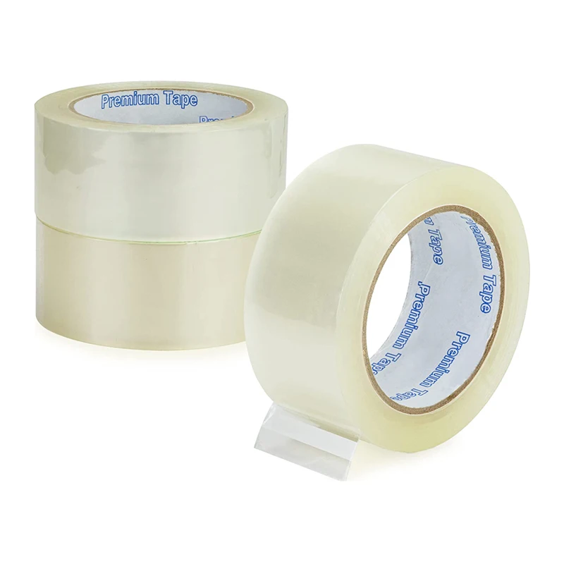 Seam Carton  Prime Clear Bag Hdpe Jumbo Roll Sealing Office Custom Logo Bopp Adhesion Elastic Packing Self Adhesive Tape