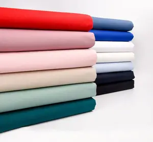 Professional White 300 200 Thread Count 100% Pure Cotton Fabric for Bed Sheets Pillow Cases and Hotel Sheets