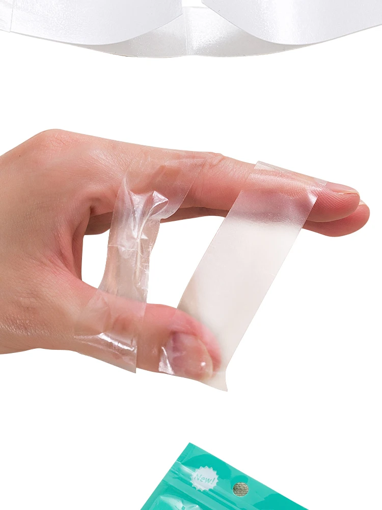 Women Transparent Clear Double Sided Tape for Clothing Dress Body Skin Anti-Exposure Adhesive Sticker Strips