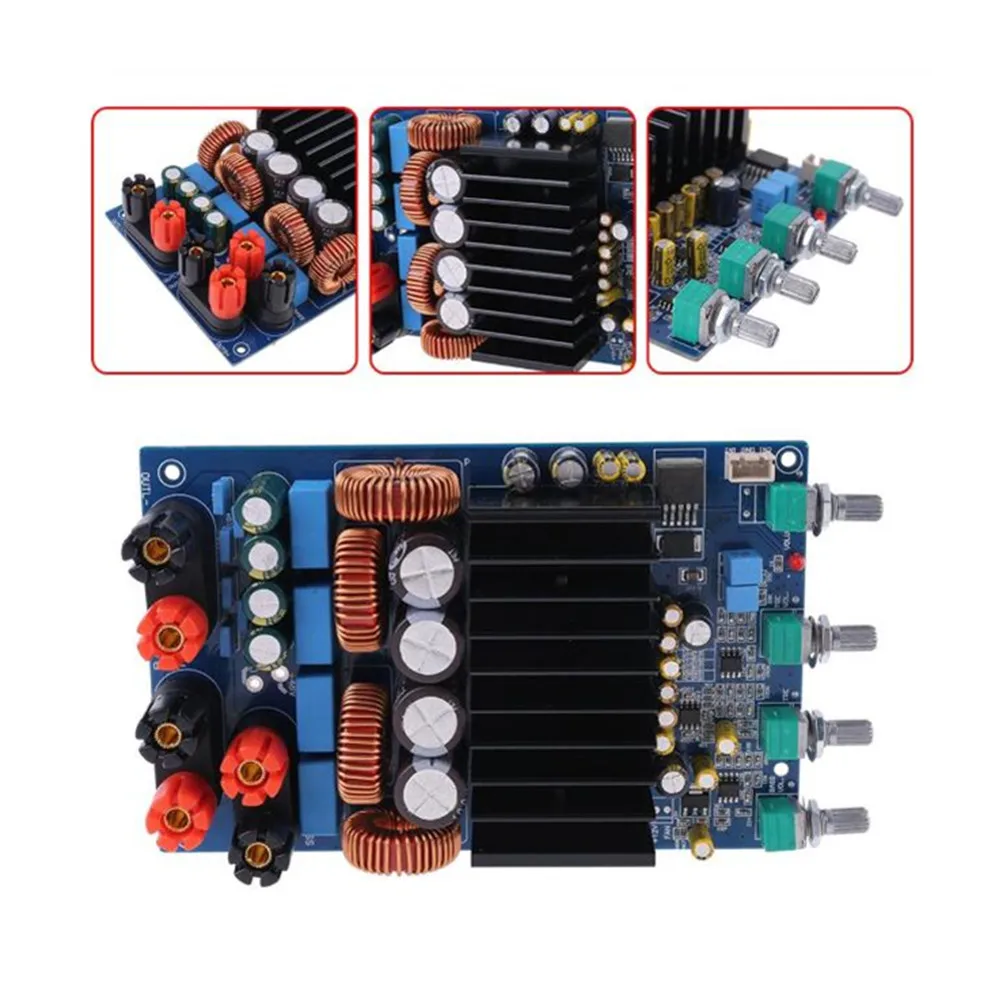 
 Taidacent 300 Вт + 300 Вт DIY цифровой аудио микшер 2,1 канальный цепь усилителя 600 Вт Класс D Автомобильная Плата усилителя TAS5630  