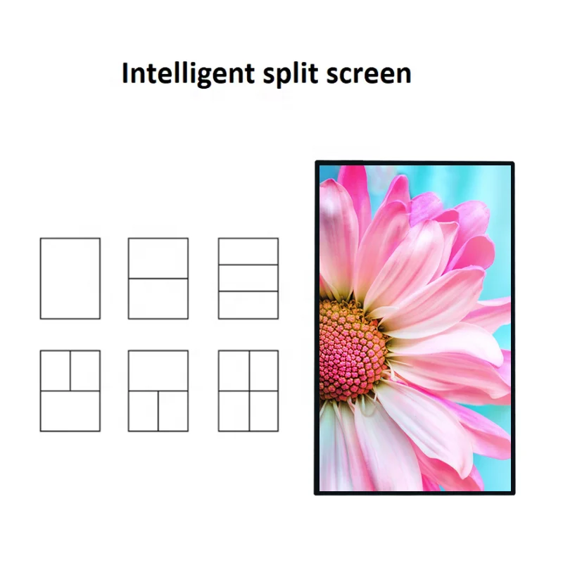 High Brightness Monitor Touch Screen Monitor for Advertising Ultra Narrow Edge LCD Screen 32 Inch Indoor Screen CE Rohs FCC