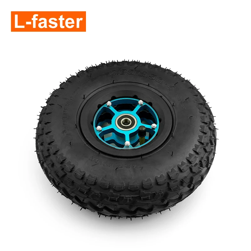 9インチラバーエアタイヤオフロード空気圧ホイールボード電動スケート