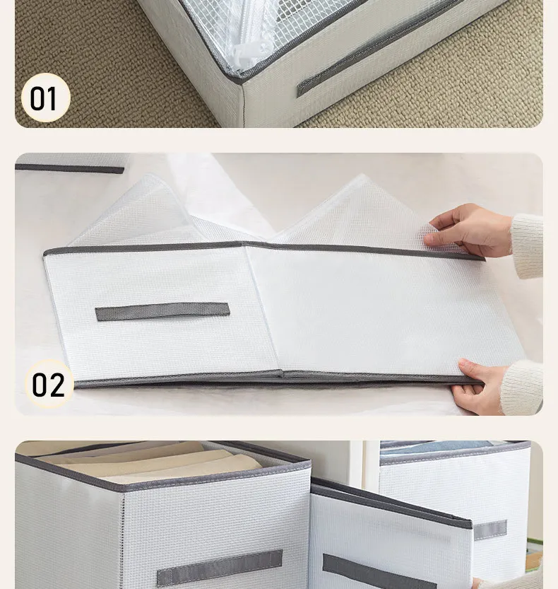 Wardrobe Clothes Organizer Jeans Organizer Closet Drawers Organizers and Storage Bins for Bedroom Clothing