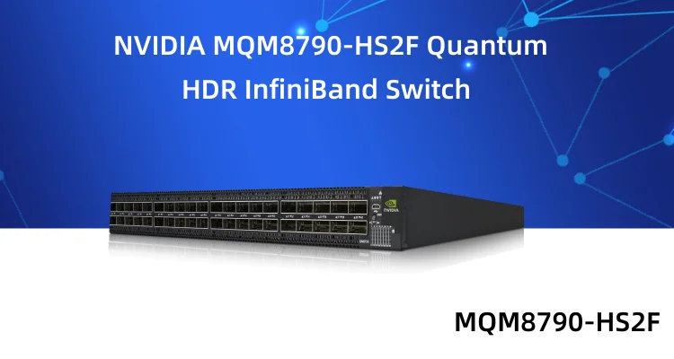 InfiniBand переключатель MQM8790-HS2F 200G 40 неблокирующих портов для
