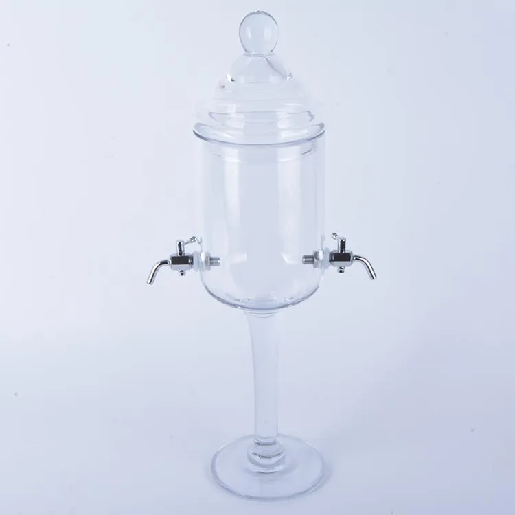 Classic Design Glass Absinthe Decanter with Two Faucets