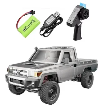 【最新モデル】MN82 PRO 1/12 RC シルバー ランドクルーザー 1:12 Full Scale RC CAR MN82 PRO 2.4G 4WD Off-Road Crawler