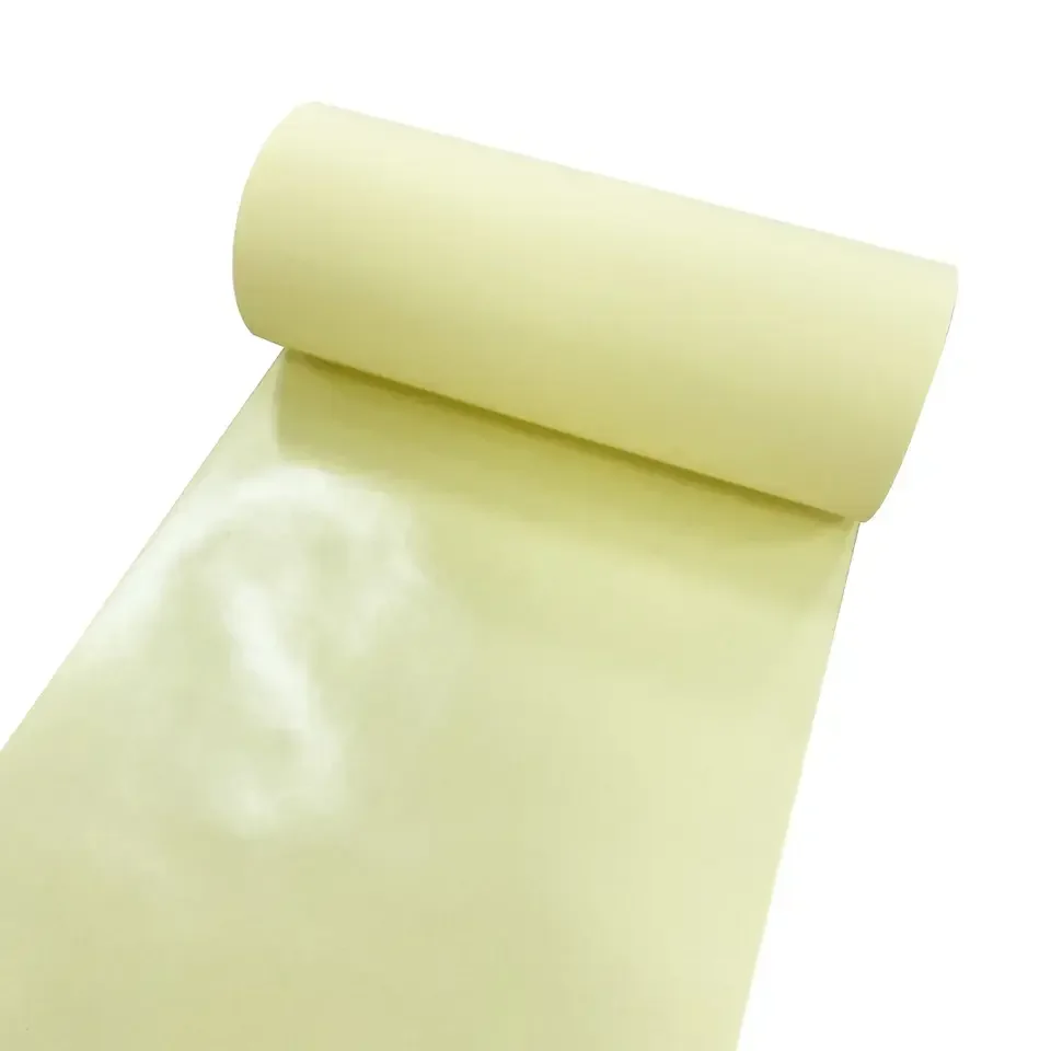 Wiederverwendbares Spezialpapier, kundenspezifisch, einseitig beschichtet mit gelb-braunem Silikon-Trennpapier, beschichtetes Bastelpapier