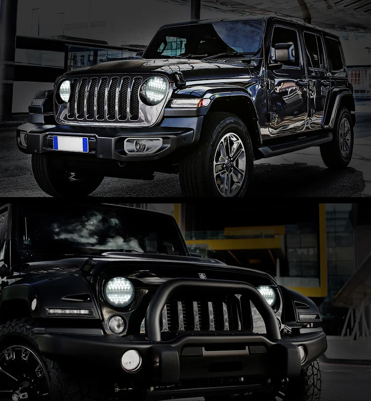 Hot Sales 51w Working Light Flood Spot Beam Work Product Round 7inch Led Worklight 7