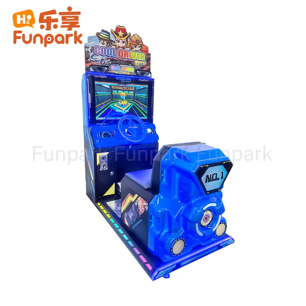 Funpark Hot Selling Arcade Game Machines Car Racing Simulators Children Coin Operated Games manufacture