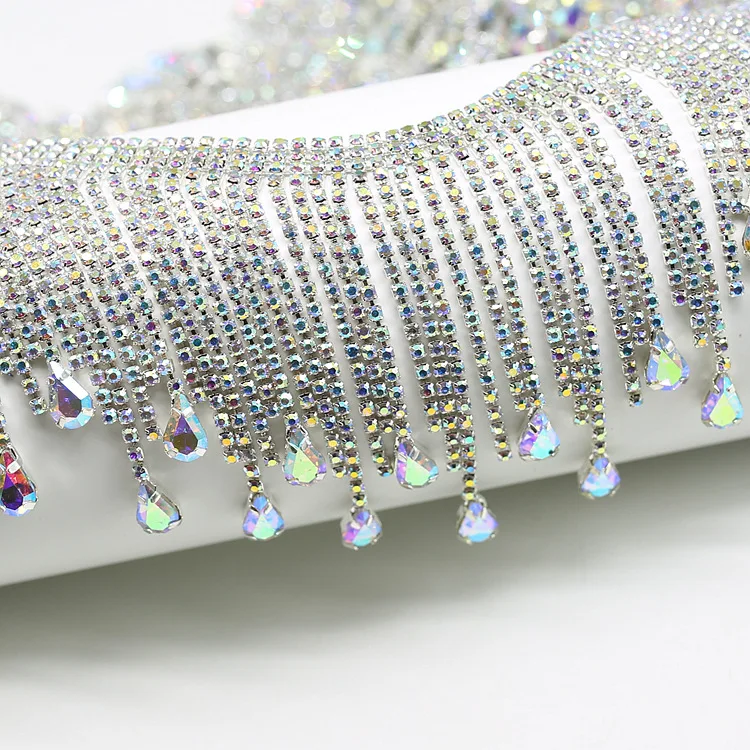 Rhinestone Fringe Chains - Elegant Decorative Solutions