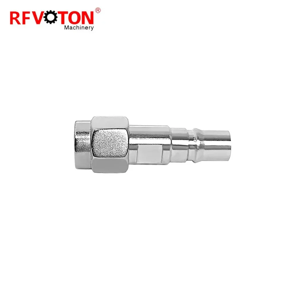 Factory Supply Adaptor  QMA Female Jack to SMA Male Plug  Rf Coaxial Connector (rf) Coax Connector Adapter in Stock